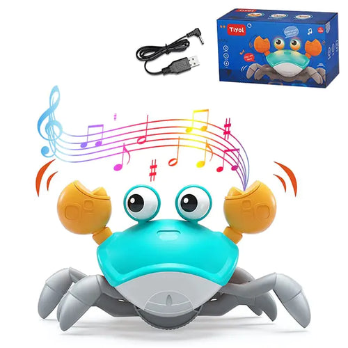 Load image into Gallery viewer, Cute Sensing Crawling Crab Baby Toys Interactive
