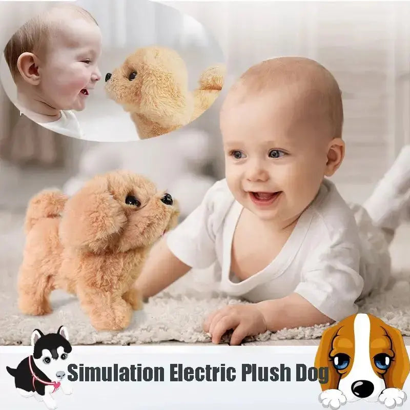 Interactive plush Puppy Toy